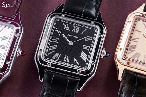 cartier dumont black|Cartier santos dumont price.